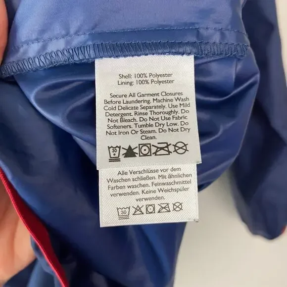 Eddie Bauer Momentum Colorblock Hooded Jacket Lightweight Anorak Size Medium - Picture 7 of 7